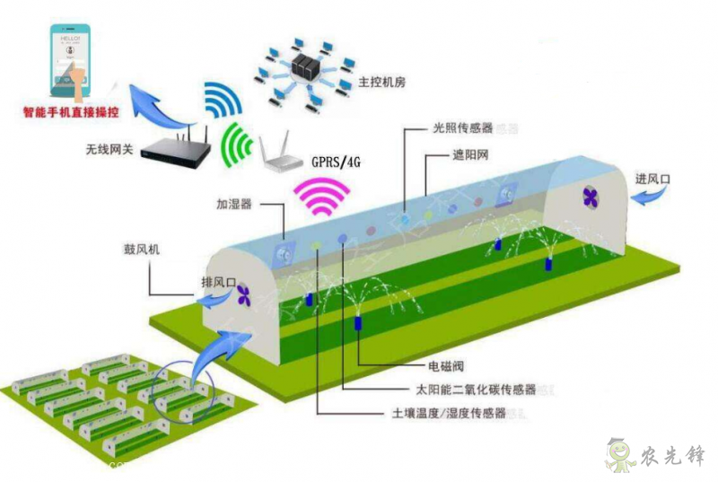 給農(nóng)業(yè)大棚裝上物聯(lián)網(wǎng)無(wú)線傳感器